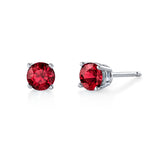 Ruby earrings