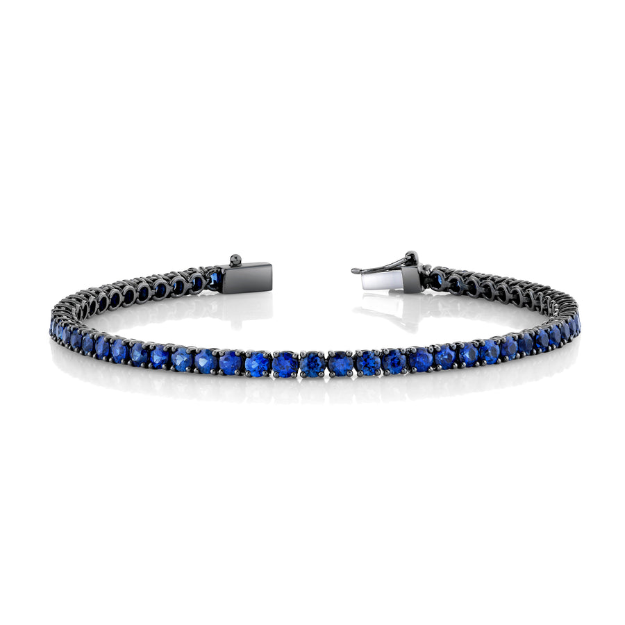 Blue Sapphire Tennis Bracelet