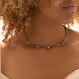 Natural Emerald Tennis Necklace