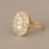 2.02 ct. 'Moval' Cut Diamond Ring