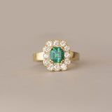 1.36 ct. Natural Emerald Ring