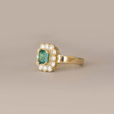 1.36 ct. Natural Emerald Ring