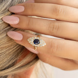 Navette Sapphire Ring