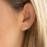 Star Diamond Earrings