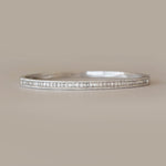 Baguette Diamond Tennis Bangle Bracelet