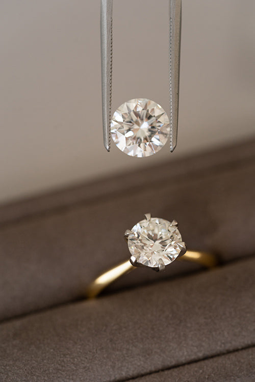 Single Stone Vintage Inspired Engagement Ring – Harold Stevens