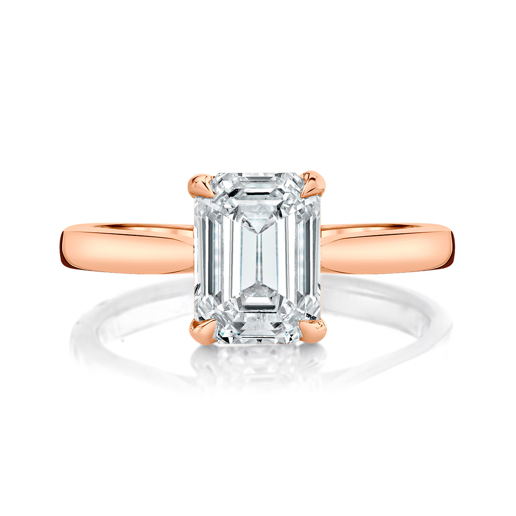 Emerald Cut Solitaire | Popular Emerald Cut Engagement Rings by Harold ...